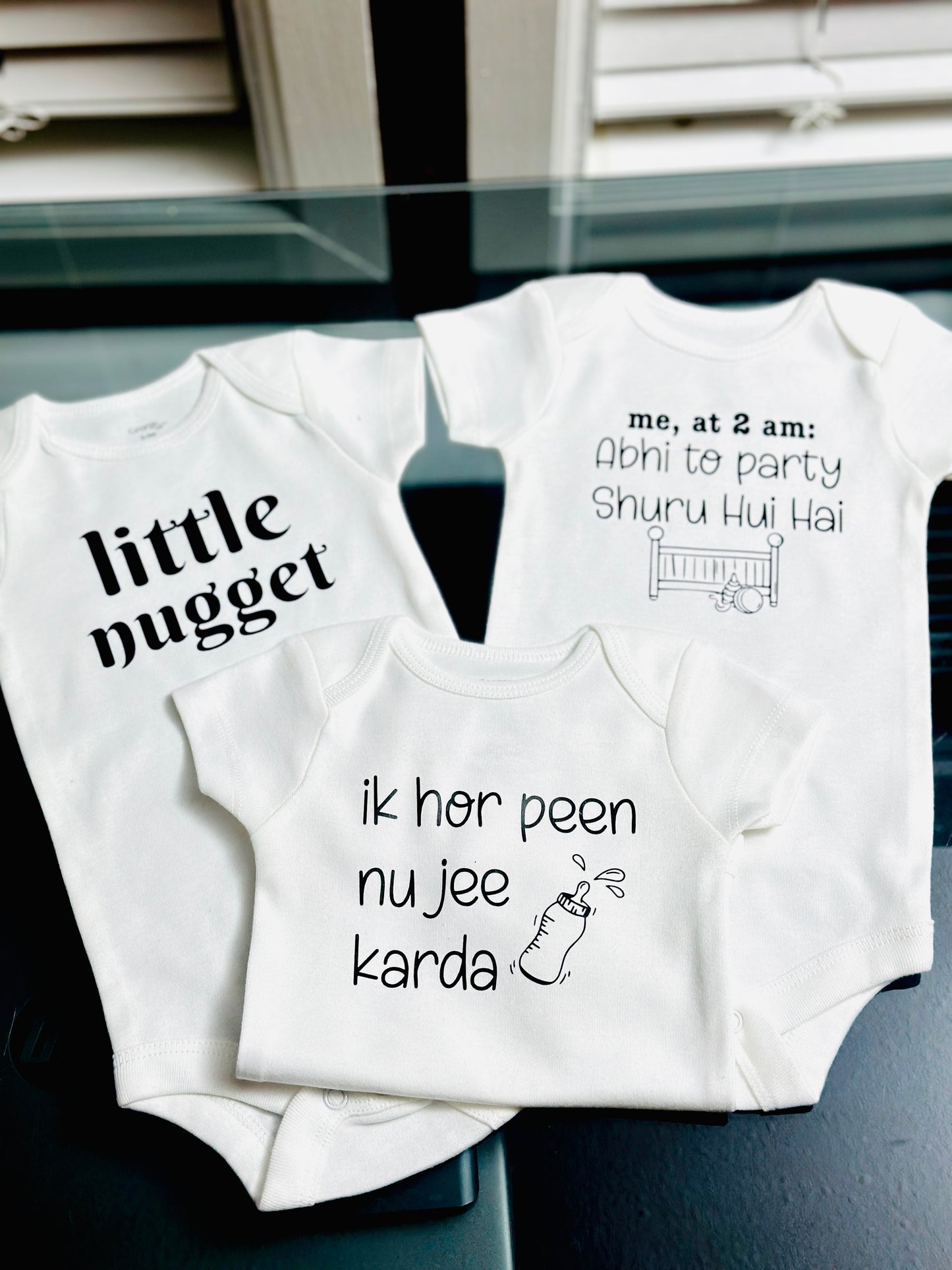 Ik hor peen nu jee karda Baby Onesie
