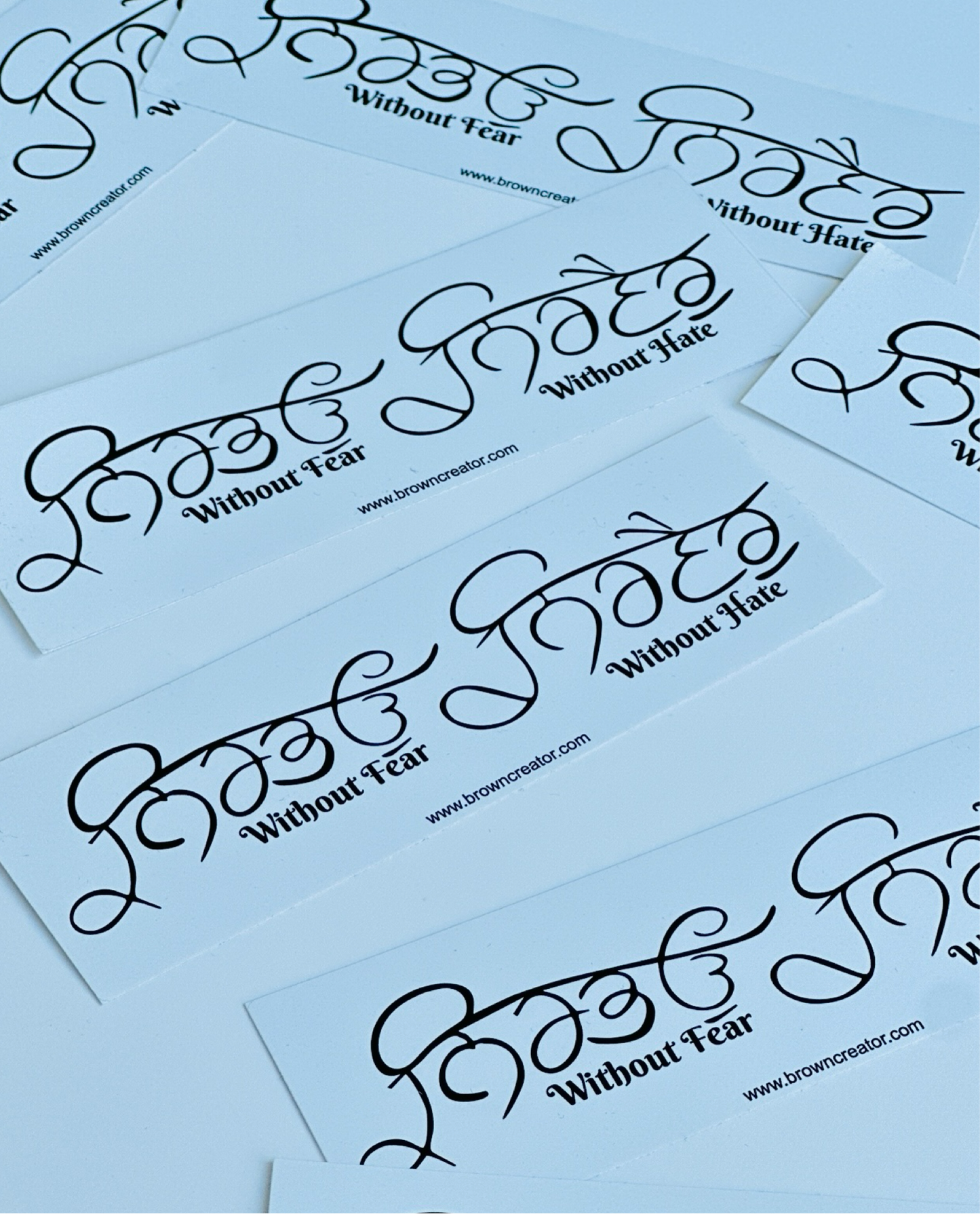 Nirbhau Nirvair - without fear without Hate Decal