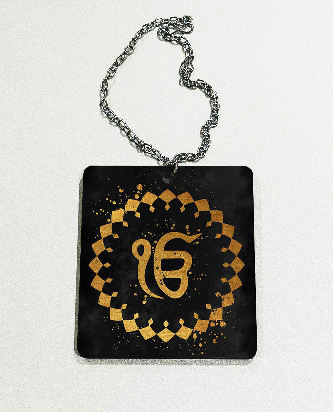 Ik Onkar Car Hanging | Rear View Mirror Hanging Accessory