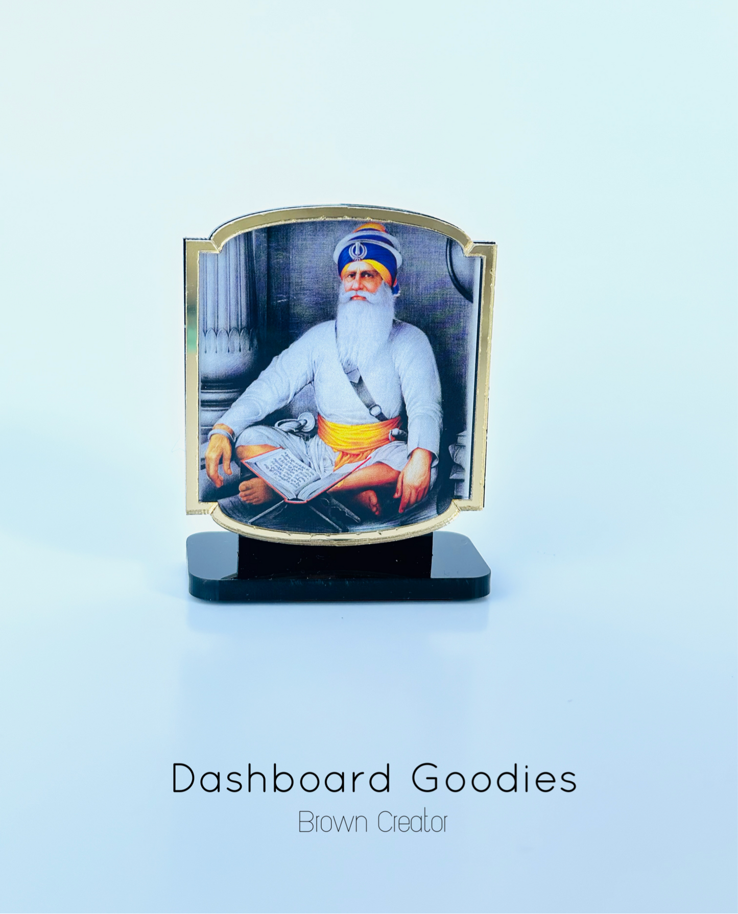 Baba Deep Singh Ji Dashboard Decor