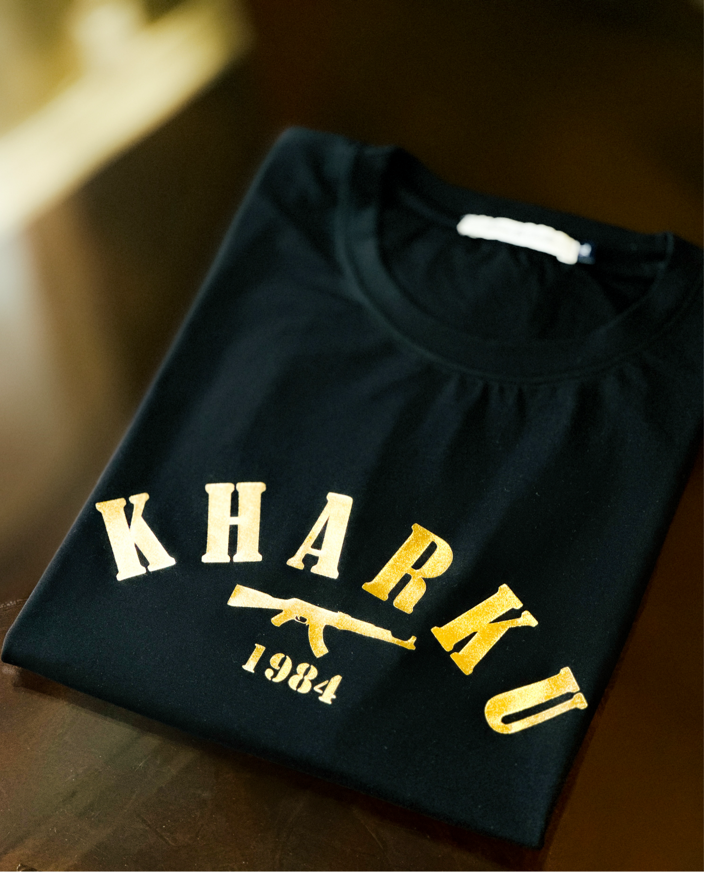 kharku 1984 Gold Print T-Shirt