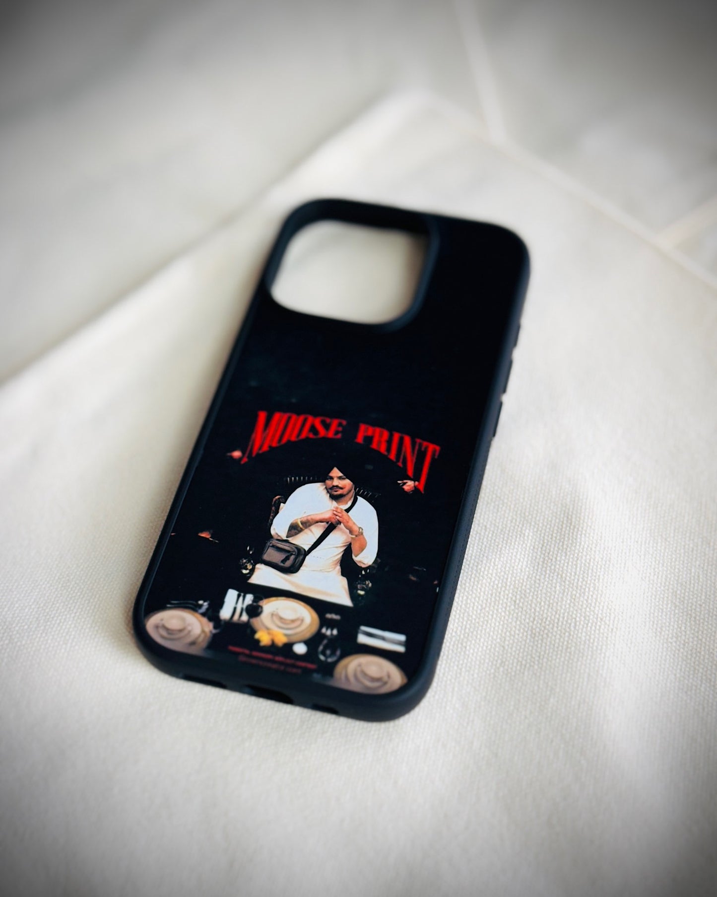Moose print sidhu moosewala iPhone Case