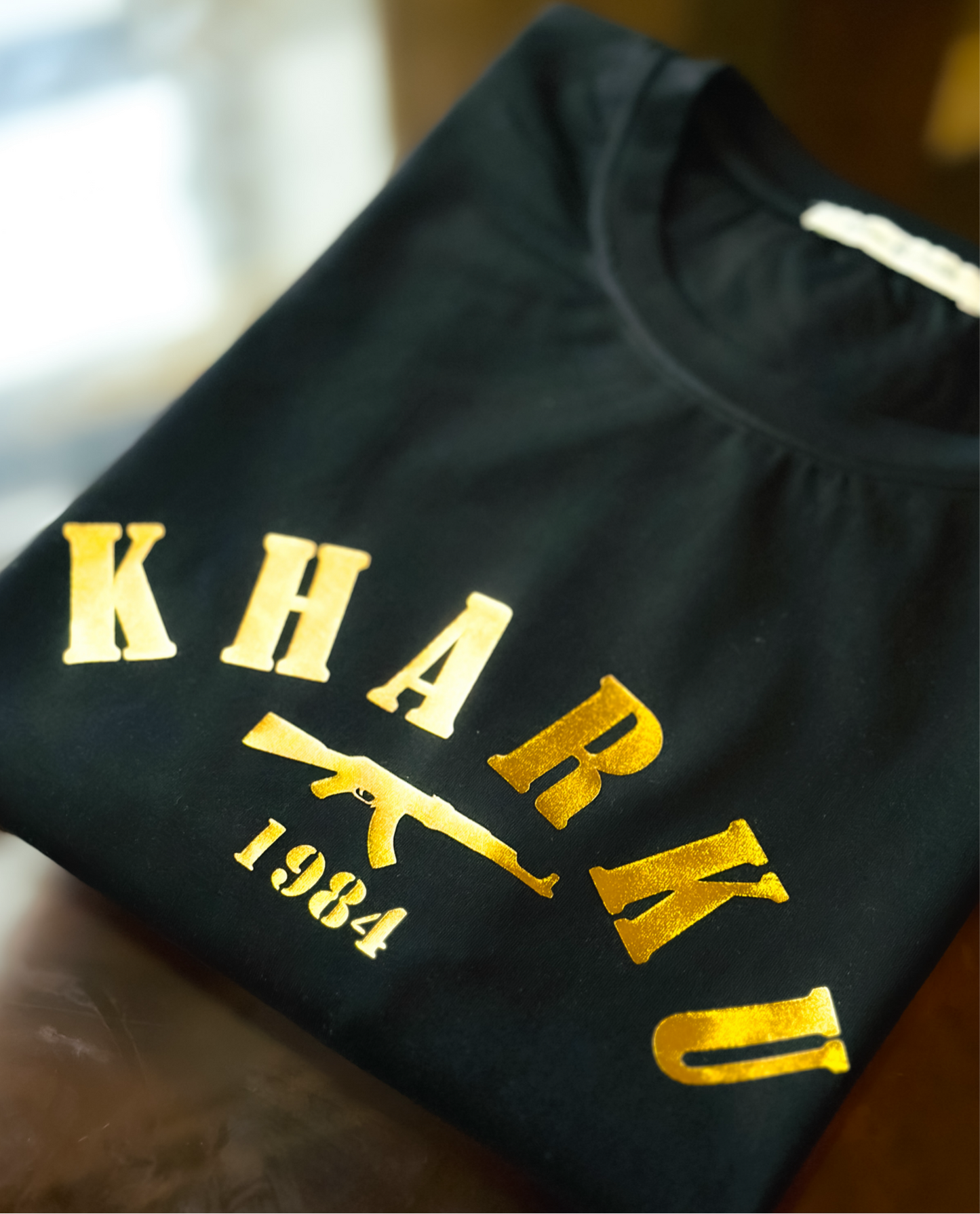 kharku 1984 Gold Print T-Shirt