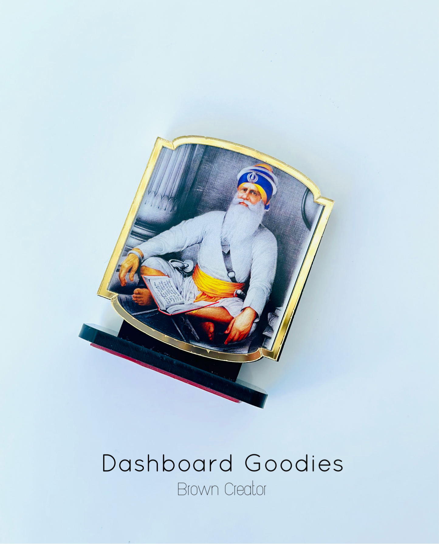 Baba Deep Singh Ji Dashboard Decor