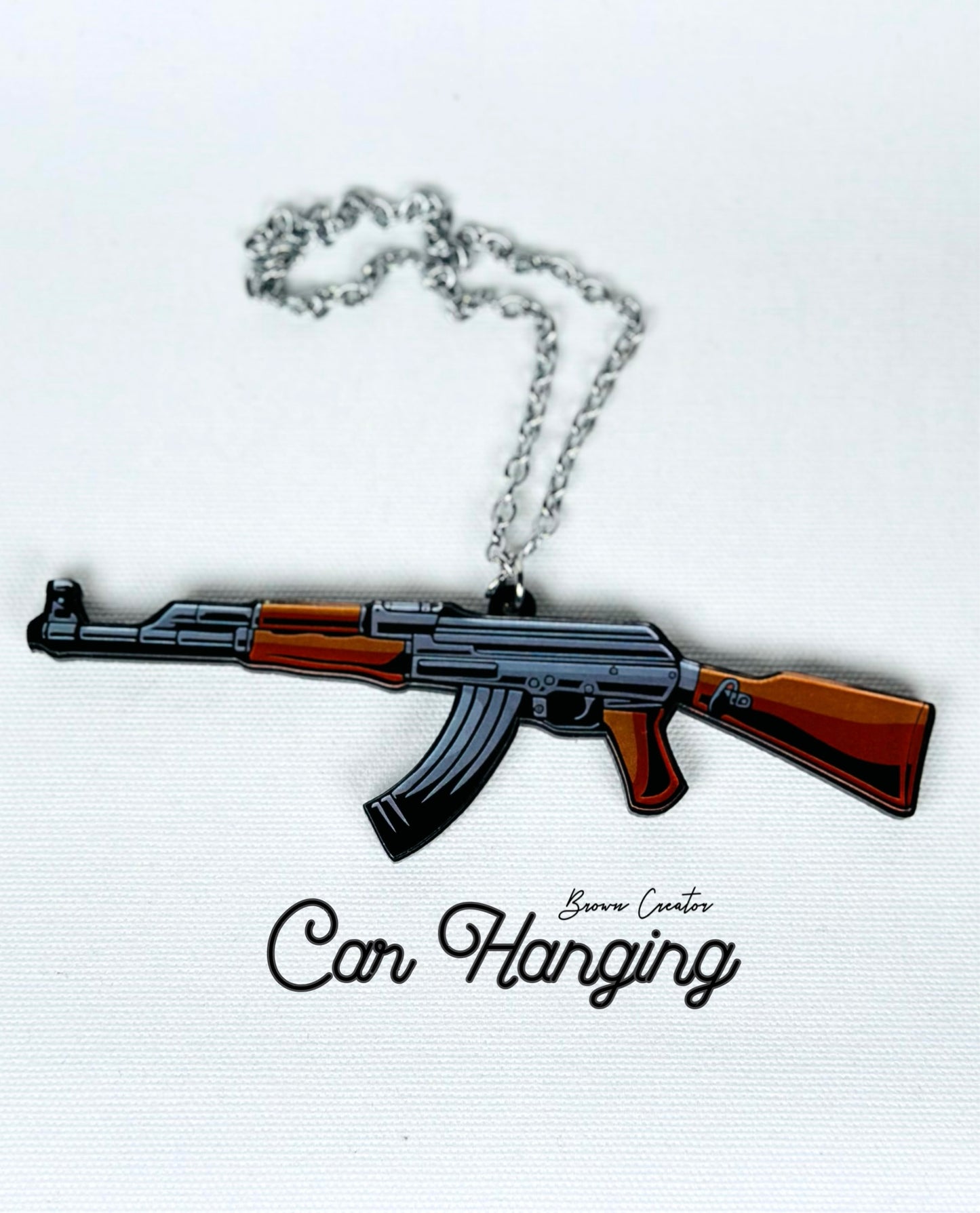 AK 47 Rear View Mirror Hanging Accessory | Car Hanging.