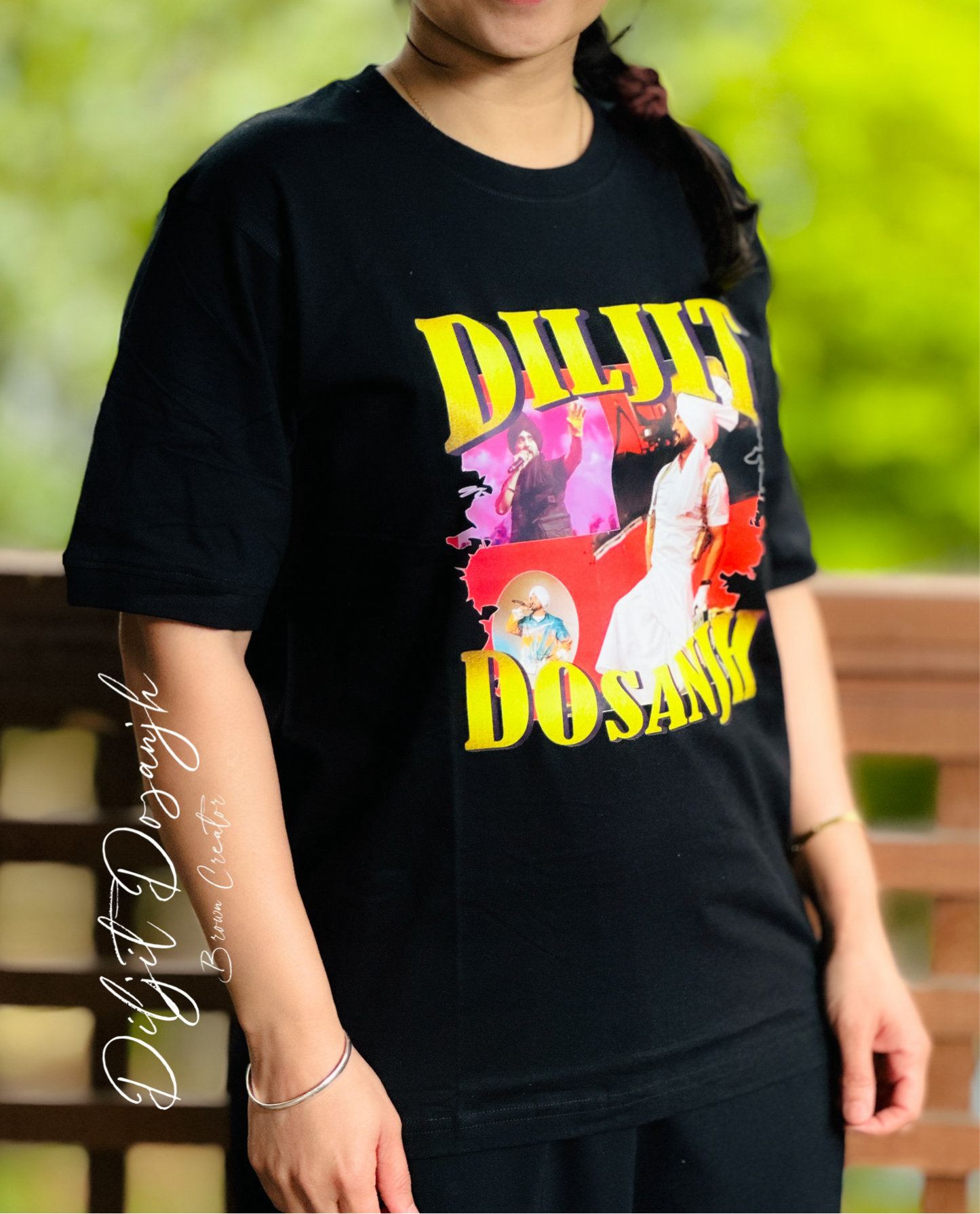 Diljit Dosanjh Crew Neckline unisex T-shirt