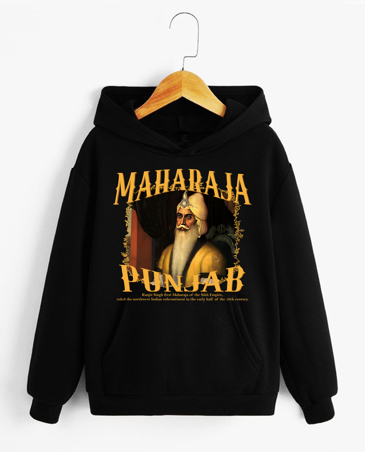 Sudadera Punjabi India - Estilo Clásico, Peso 241 G, Cuello Con Cinta De Sarga