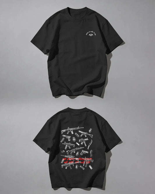 Shastran ke adheen hai raj unisex T-shirt "We don't surrender, we win or we die"