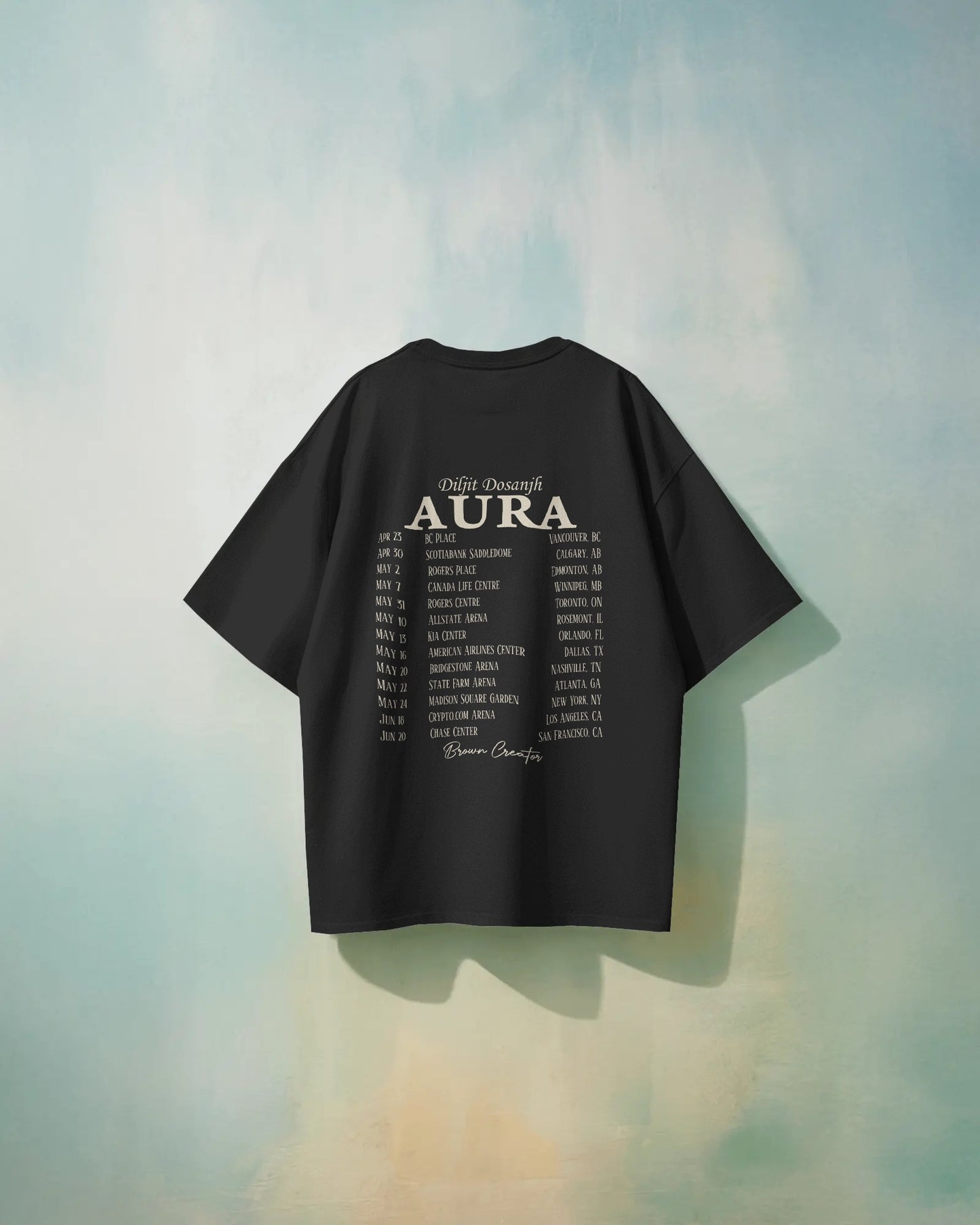 Diljit Dosanjh AURA T-Shirt – Premium Punjabi T-Shirt
