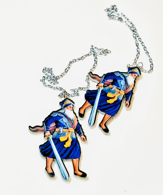 Baba Deep Singh Ji Car Hanging | Rear View Mirror Hanging Accessory | Car Hanging