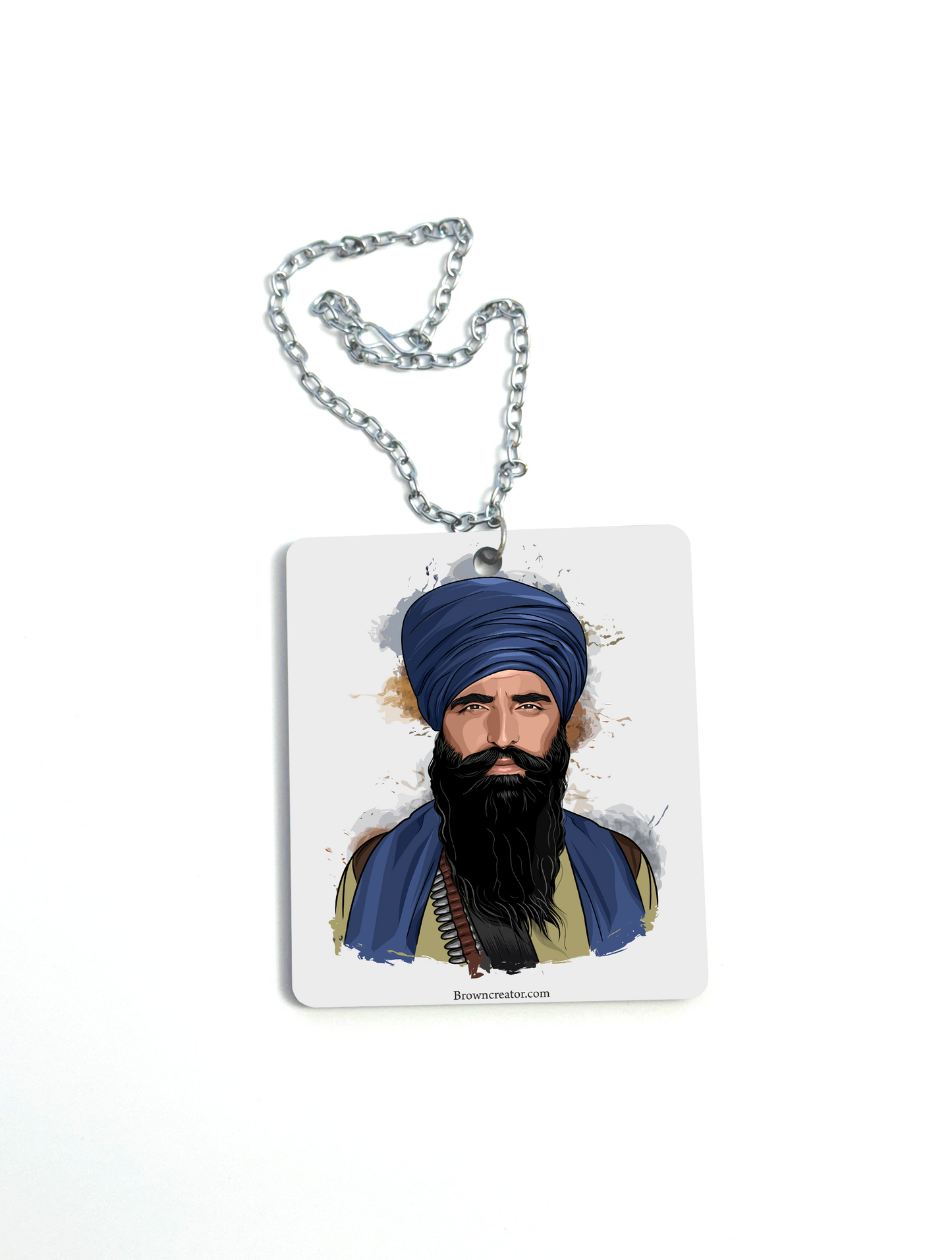 Sant Bhindrawale ji Car Hanging | Rear View Mirror Hanging Accessory | Car Hanging