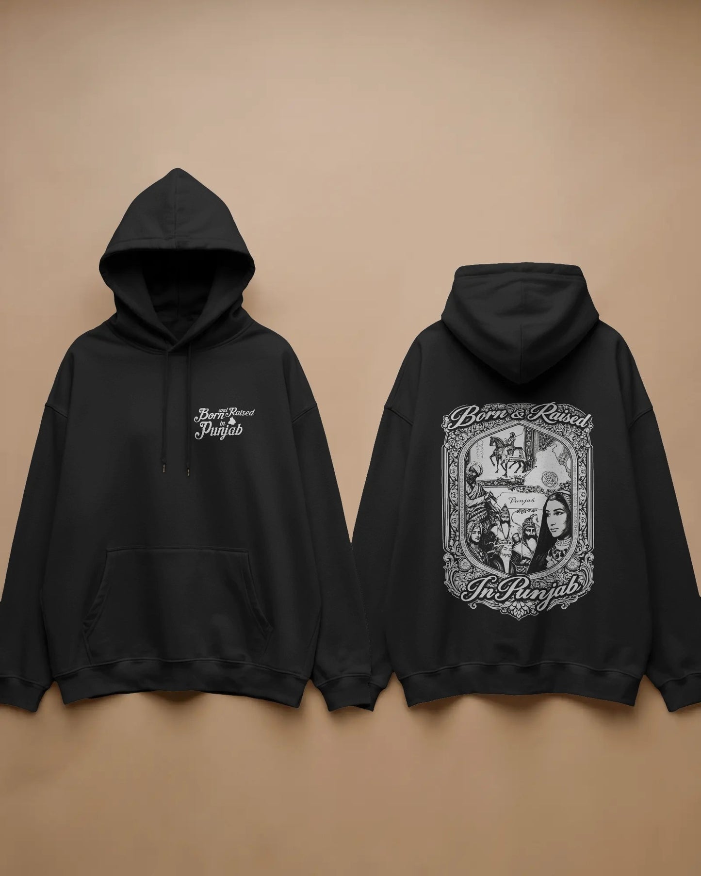 Born and Raised in Punjab Unisex Hoodie