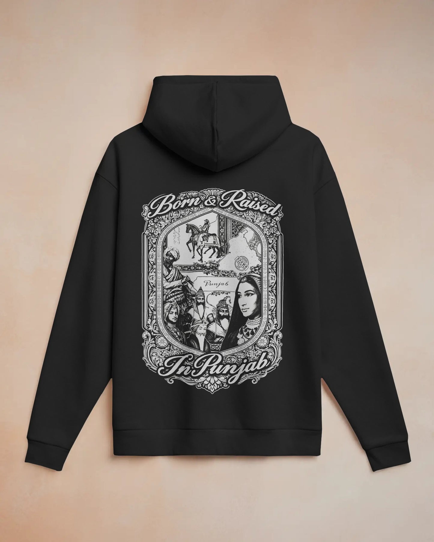Born and Raised in Punjab Unisex Hoodie