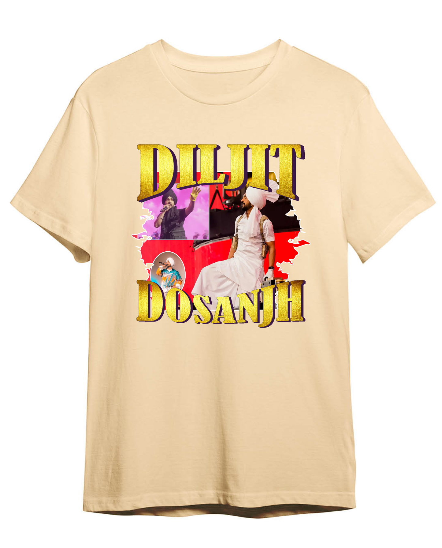 Diljit Dosanjh Crew Neckline unisex T-shirt