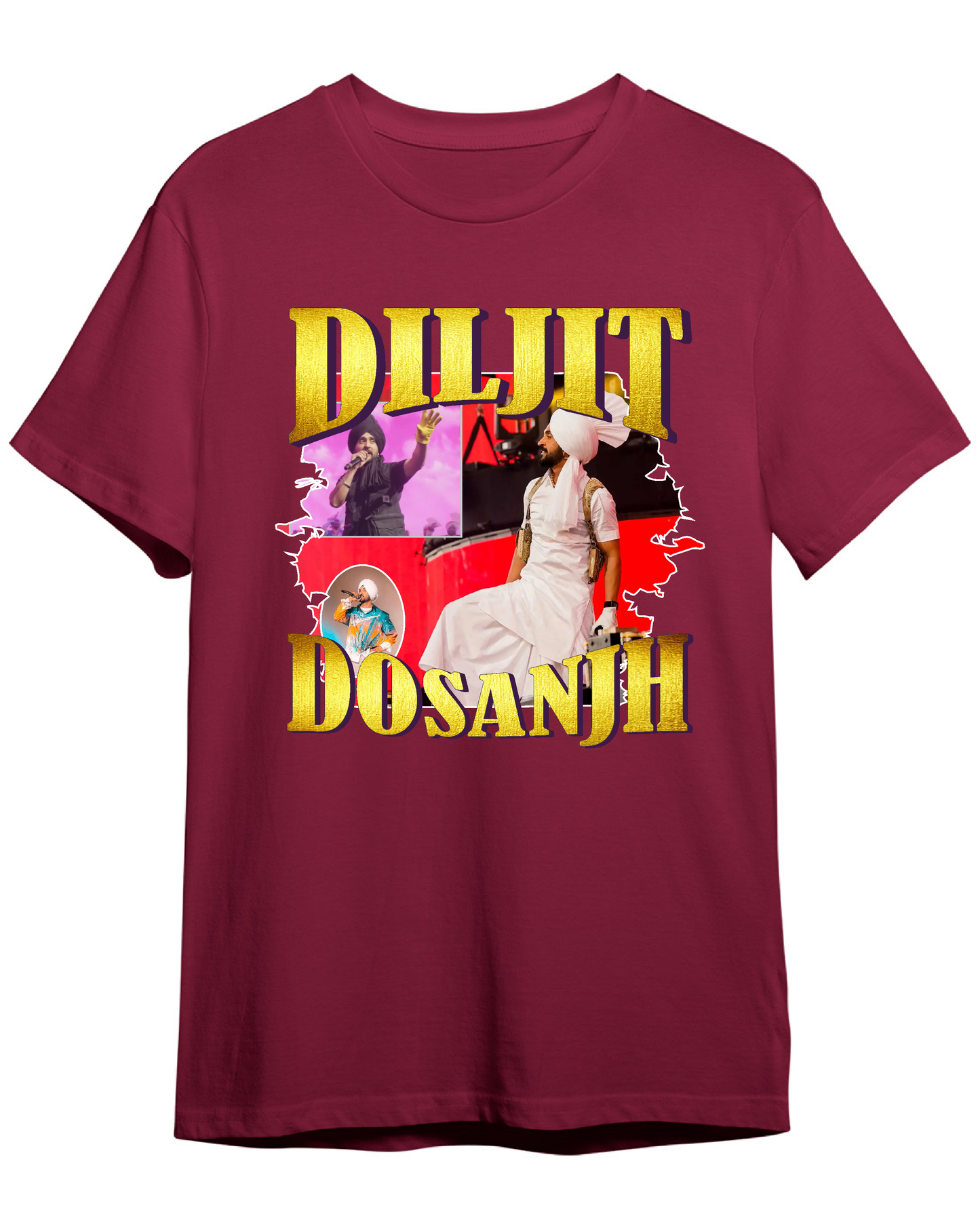 Diljit Dosanjh Crew Neckline unisex T-shirt