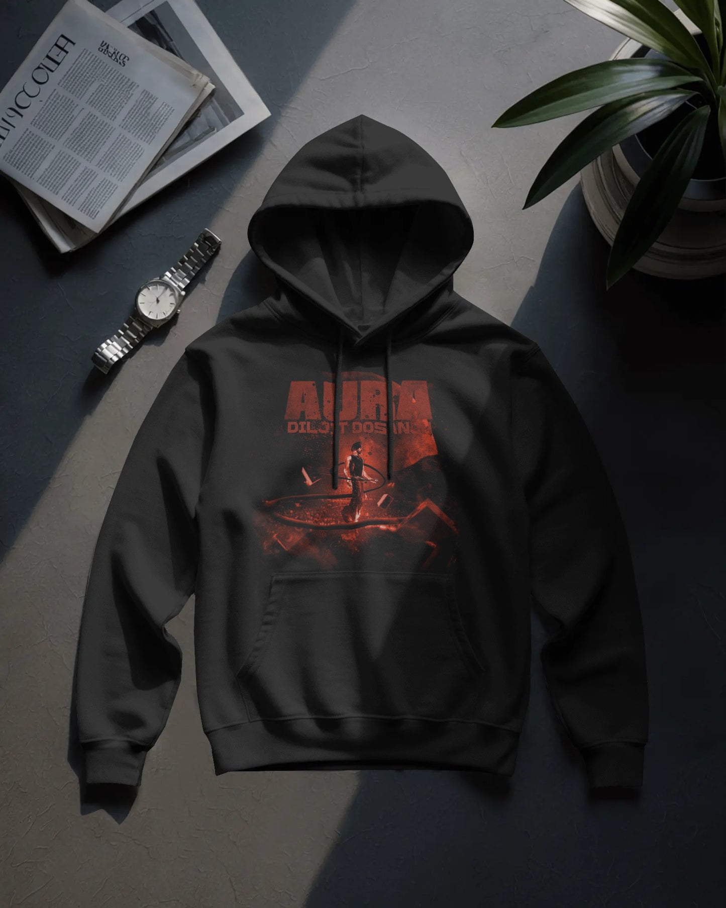 Diljit Dosanjh AURA Hoodie – Premium Punjabi Streetwear
