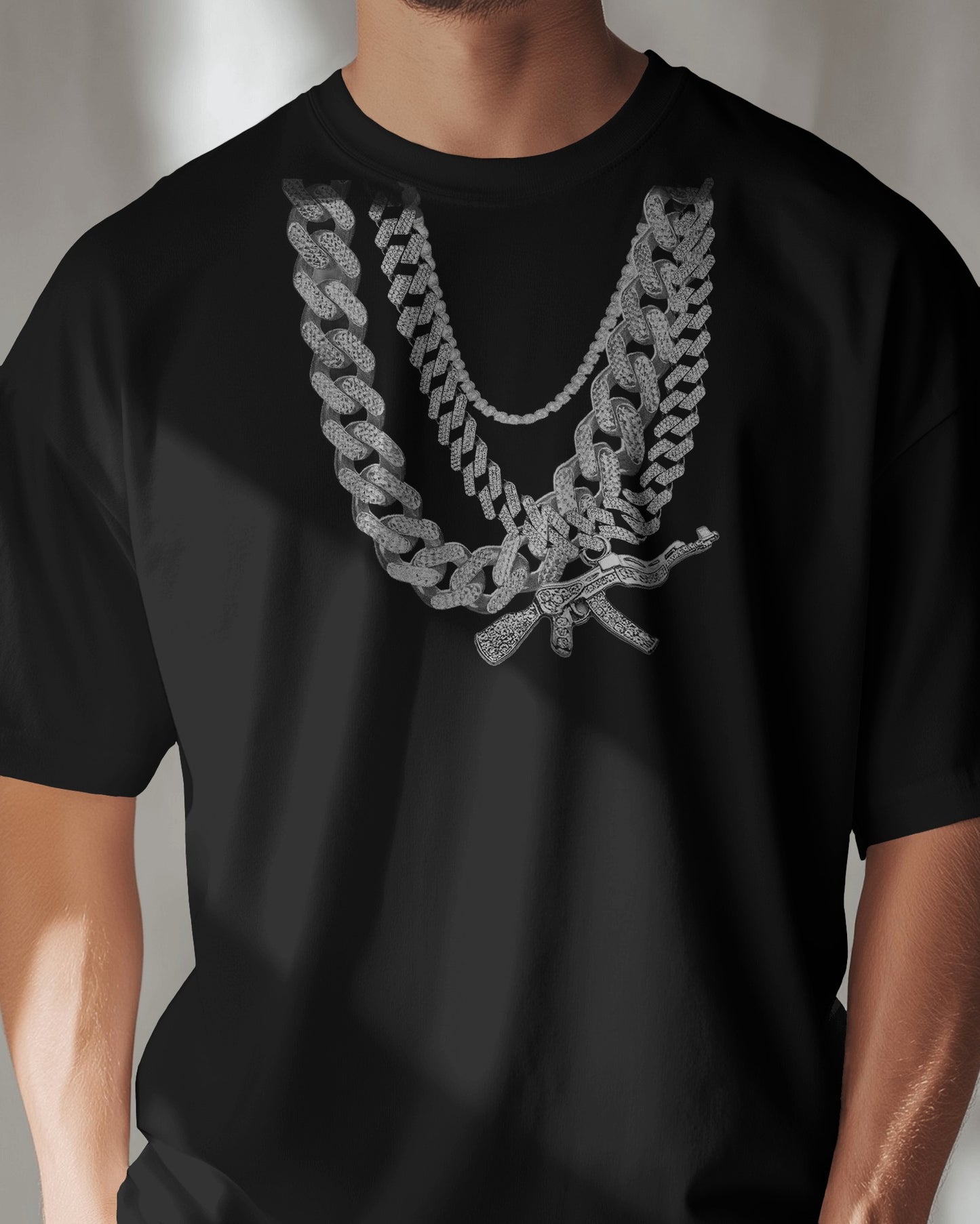 Diamond Chain style with Gun Funky Essential T-shirt