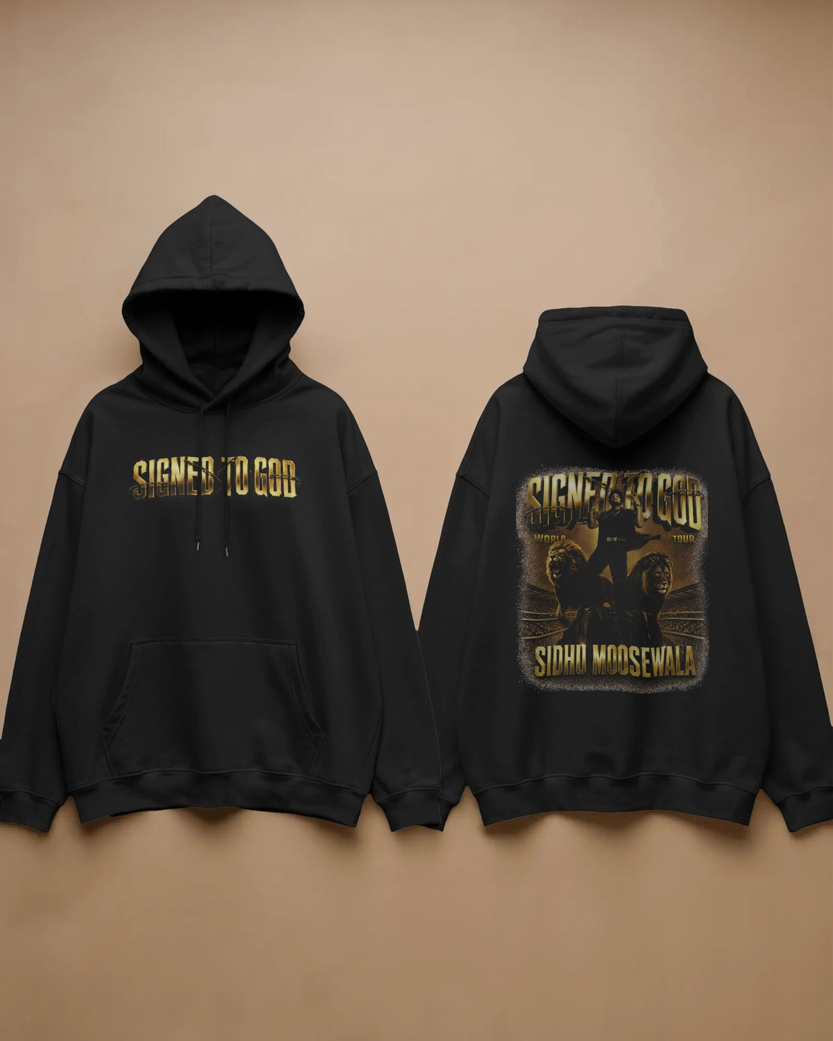 Sidhu Moosewala Signed To God World Tour Hoodie